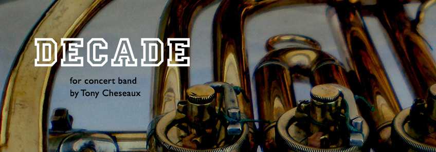 Decade, for concert band