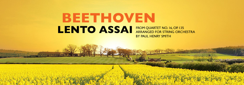 New Beethoven arrangement for string orchestra
